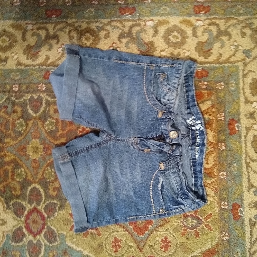 Light Blue Denim Shorts